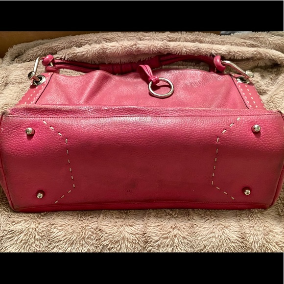 BGBC Maxazria Hot Pink Leather Handbag - Original - Picture 4 of 6